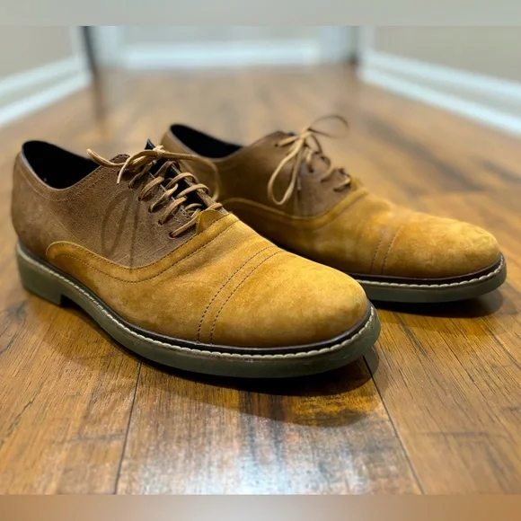 Cole Haan | Shoes | Cole Haan Mens Oxford Leather Suede Dress Shoes Size 5  | Poshmark